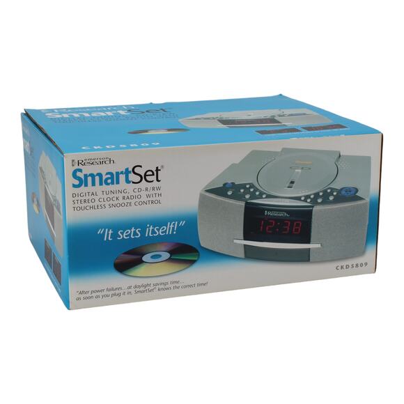 Emerson Smart Set Digital Tuning CD-R/RW Stereo Clock Radio - Picture 1 of 6